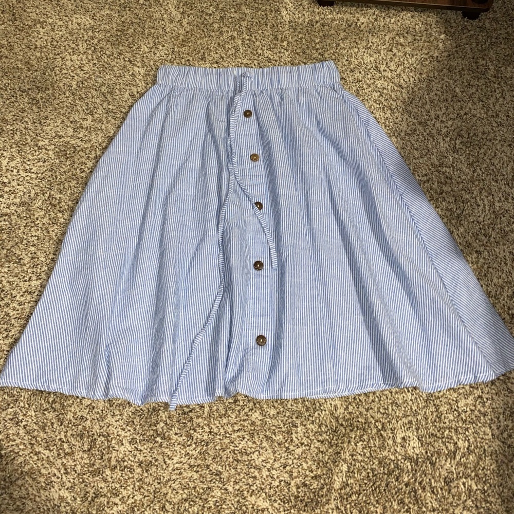 Knee length skirt